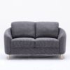 Yuina - Linen Loveseat - Gray - Image 2