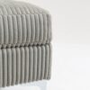 Modular Sectional Sofa Square Ottoman Module, Storage Ottoman Footrest - Gray - Image 6