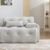 Large Size 2 Seater Sofa, Pure Foam Comfy Sofa Couch, Modern Lounge Sofa For Living Room, Apartment - Beige - Image 7