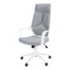 Office Chair, Adjustable Height, Swivel, Ergonomic, Armrests, Modern - White - Image 14