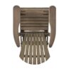 Malibu - Rustic Style Reclining Adirondack Chair With Footrest - Gray - Image 12