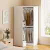 Polygon - Corner Wardrobe - White - Image 20