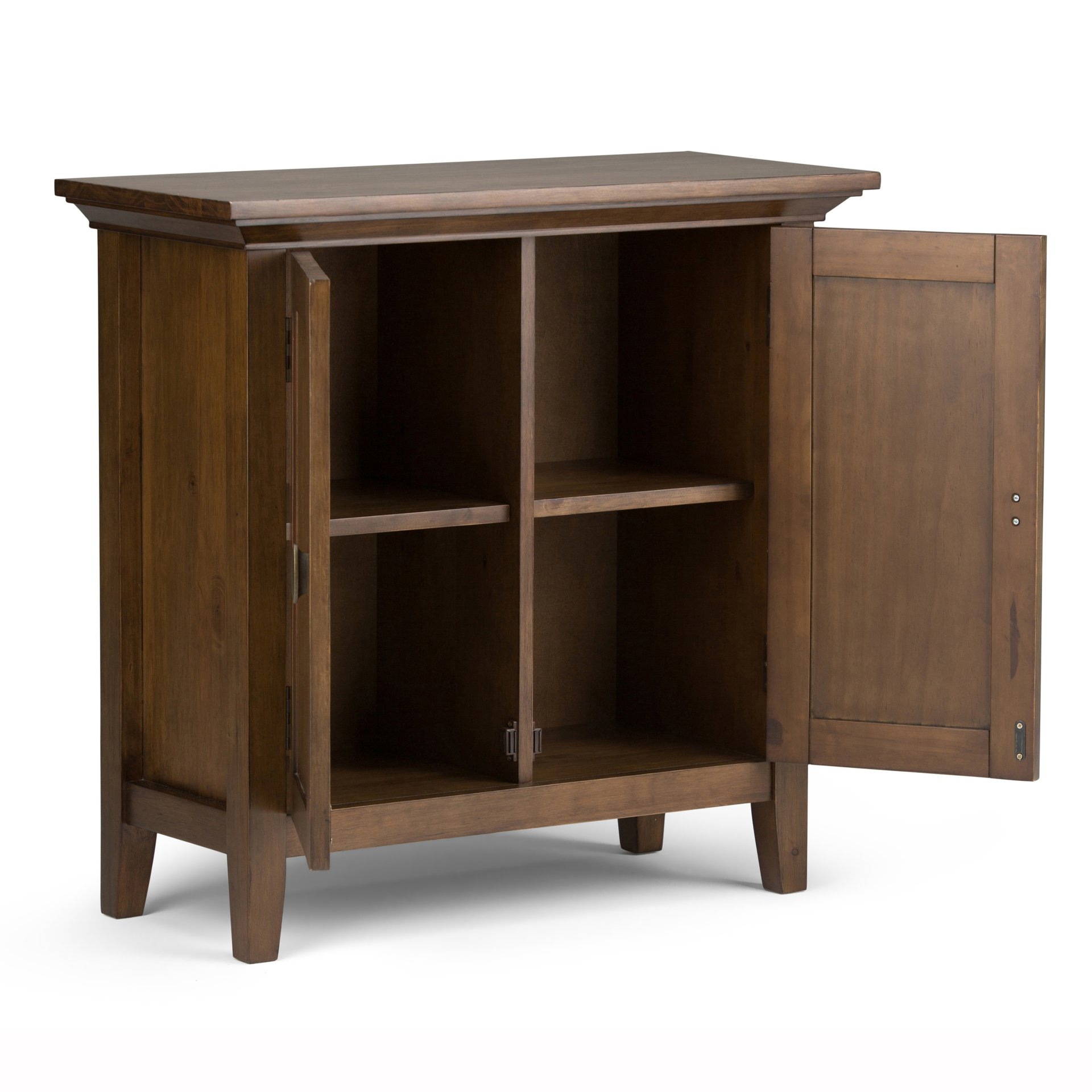 Redmond - Low Storage Cabinet - Rustic Natural Aged Brown - Image 5