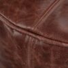 Connor - Round Pouf - Distressed Brown - Image 6