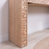 Rustic Wood Console Table With Natural Log Accents, Entryway Table, Narrow Sofa Table, Hallway Accent Table, Modern Farmhouse Style - Natural - Image 8