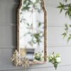 Large & Framed Wall Mirror, Arched Mirror With Decorative Window Look For Living Room - Cream - Image 4
