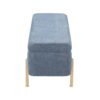 Daniella - Contemporary Bench - Gold / Blue - Image 3