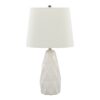 Hex - Contemporary Lamp (Set of 2) - Off White / Polished Nickel / Off White - Image 2
