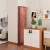 Panel Solid Wood, Folding Room Divider - Brown - Image 18