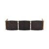 Cambria - Rustic 3 Seater Bench - Teak - Image 7