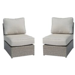 Patio Chair With Cushions - Gray Mix