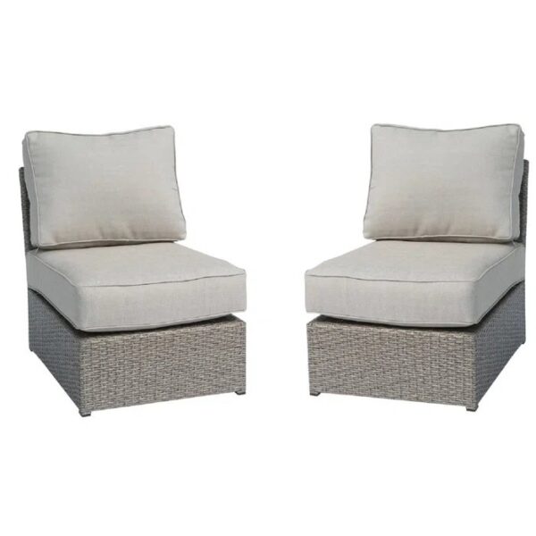 Patio Chair With Cushions - Gray Mix