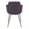 Boyne - Contemporary Chair (Set of 2) - Antique Copper / Purple - Image 5