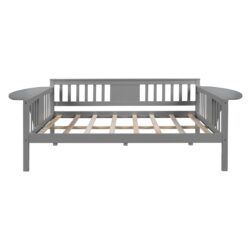 Full Size Comfort Daybed, Slat Support - Gray
