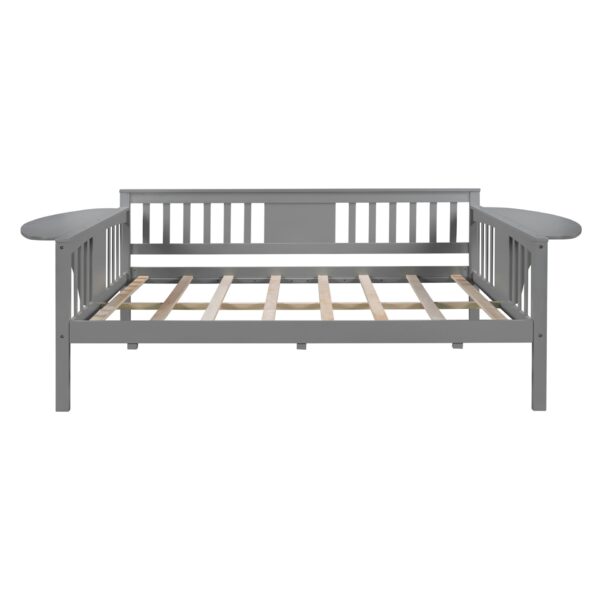 Full Size Comfort Daybed, Slat Support - Gray