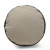 Diamond - Handcrafted Fabric Cylindrical Pouf - Dawn Gray - Image 4