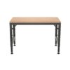 Heavy Duty Adjustable Workbench For Garage, Rubber Wood Shop Table WithRubber Pads, Hardwood Workstation Weight Capacity Over 2000 Lbs - Black - Image 11