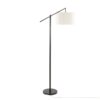 Casper - Contemporary Floor Lamp - Oil Bronze / Natural - Image 4