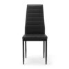Dining Chair (Set of 4) - Black - Image 5