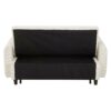 Pull Out Sofa Bed Convertible Couch 2 Seat Loveseat Sofa Modern Sleeper Sofa With 2 Throw Pillows And USB Ports For Living Room - Beige - Image 14