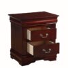 Louis Philippe - Nightstand, Elegant Design - Cherry - Image 2