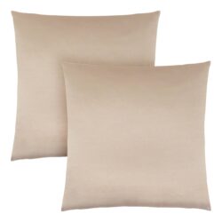 Pillows, Square, Insert Included, Decorative Throw, Hypoallergenic Polyester, Modern (Set of 2) - Gold
