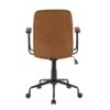 Fredrick - Contemporary Office Chair - Brown - Image 4
