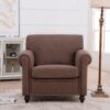37.4" 1 Seater Sofa - Brown - Image 4