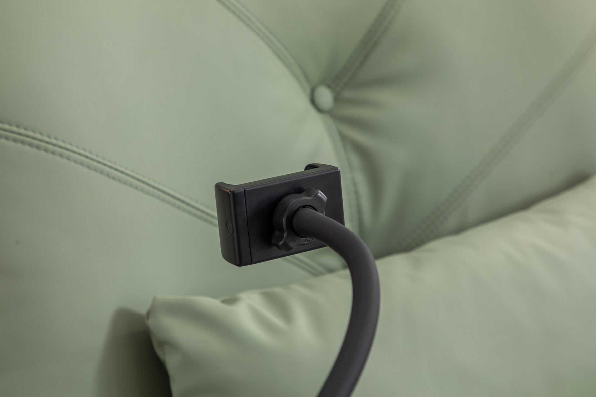 270 Swivel Glider Recliner Chair, Power Recliner Rocking Chair, USB Port Charge For Nursery Chair With Atmosphere Lamp For Living Room Bedroom Apartment - Green - Image 14