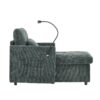 Multifunctional Recliner Sofa With Storage And Cell Phone Stand For Living Room And Bedroom - Emerald - Image 15