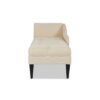Harrison - Tufted Roll Arm Chaise Lounge - Beige - Image 3