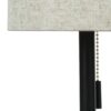 Lighting, Table Lamp, USB Port Included, Resin, Contemporary (Set of 2) - Black - Image 2