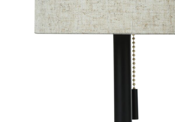 Lighting, Table Lamp, USB Port Included, Resin, Contemporary (Set of 2) - Black