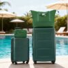 2 Piece Luggage Set With Bags Expanable Spinner Wheels ABS Lightweight Suitcase With Tsa Lock 20" / 28" - Green - Image 23