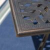 Enchantia - Outdoor Rectangular Dining Table With Weave Tabletop And Flared Legs - Copper - Image 8