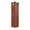 Corner Curio Cabinet With Lights, Adjustable Tempered Glass Shelves, Mirrored Back, Display Cabinet (E26 Light Bulb Not Included) - Walnut - Image 10