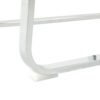 Modern Dining Chair (Set of 2) With Cloth Upholstery And Electroplated Metal Legs - White - Image 11