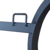 Wall Mirror Rectangular Mirror With 2 Wavy Sides Metal Framed Mirror Vanity Mirror Dressing Mirror, For Bathroom, Living Room, Bedroom Wall Decor - Black - Image 8