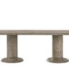 Gabrian - 7 Pieces Dining Room Set, Reclaimed - Beige / Gray - Image 5