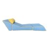 Three In One Folding Sofa, Convertible Bed, Easy To Carry Outdoors, Suitable For Living Room, Bedroom, Lounge, Outdoor - Blue - Image 14