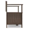 Amherst - Entryway Storage Bench - Farmhouse Brown - Image 11