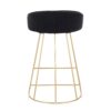 Canary - Contemporary Counter Stool (Set of 2) - Gold / Black - Image 5