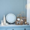 Christmas Ball Ornaments, Glass Decorative Hanging Ball Christmas Tree Ornaments For Holiday Party Decorations (Set of 4) - White - Image 7