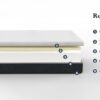 Regen - 10" California King Size Cooling Copper Infused Memory Foam Mattress - White - Image 6