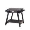 Home End Table With Drawer, Side Table With Storage Shelf - Distressed Gray / Black - Image 4