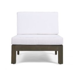 Oana - Armless Chair - White