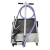 High Impact Polypropylene 20 Gallon Low Profile Oil Drain With Pump Steel - Gray - Image 2