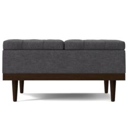 Mariah - Lift Top Table Storage Ottoman - Gray