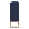 Modern Sideboard Elegant Buffet Cabinet With Large Storage Space For Dining Room, Entryway - Navy - Image 18