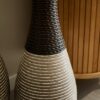 Desktop Vase, Classic And Neat Floor Vase, High Independent Flower Stand, Home Decoration Flower Stand (Set of 3) - Black White / Coffee - Image 6